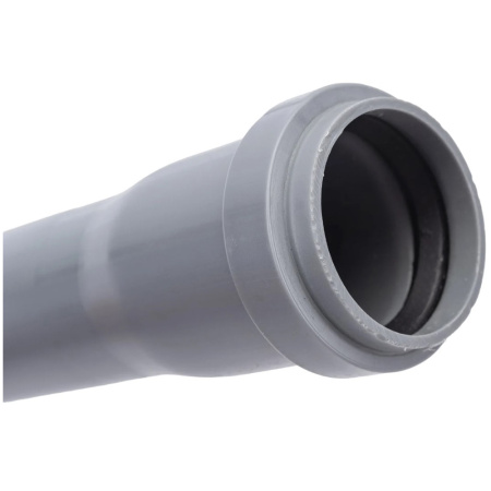 Картинка Труба ПП 32х1.8х1500 мм для внутренней канализации Серая Политэк