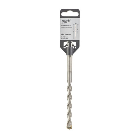 Картинка Бур 10х160 мм SDS-plus 2 грани CONTRACTOR Milwaukee