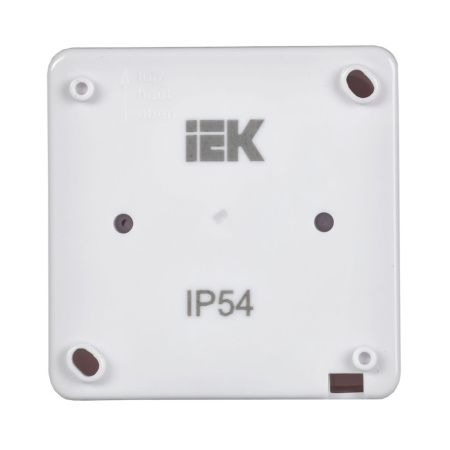 Картинка Розетка 1-местная ОП Гермес Plus РСб20-3-ГПБд 16А IP54 с заземлением Белая IEK