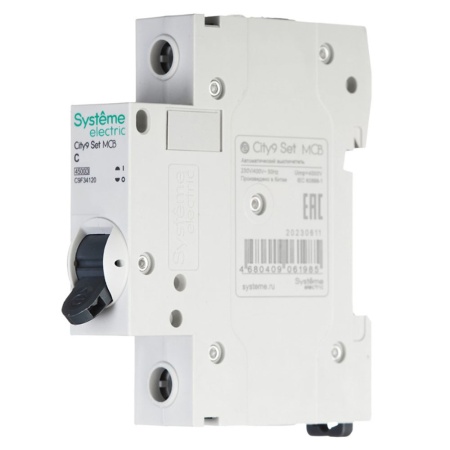 Выключатель автоматический 1п 50А С 4.5kA 230В City9 Set Systeme Electric