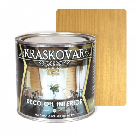 Масло для интерьера Kraskovar Deco Oil Interior 2,2 л Золотой