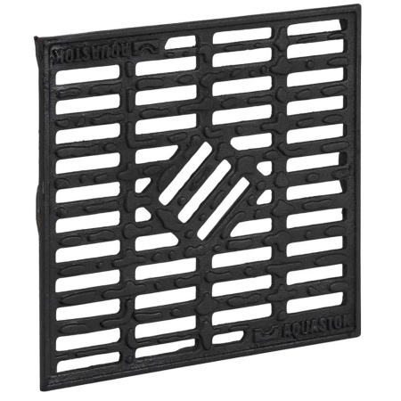 Картинка Решетка ливневая для дождеприемника 300x30 мм Чугунная AQUASTOK