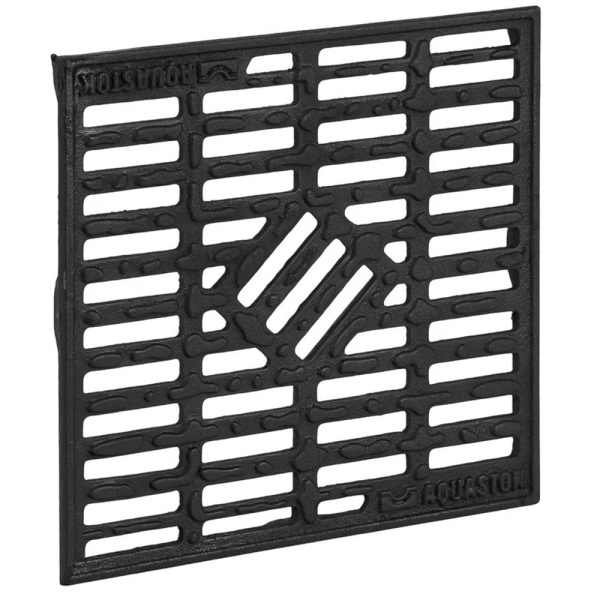 Картинка Решетка ливневая для дождеприемника 300x30 мм Чугунная AQUASTOK