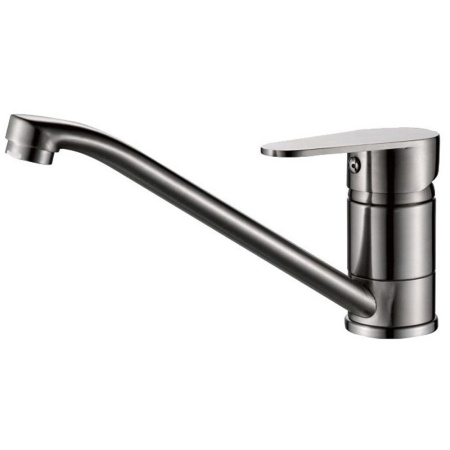 Смеситель для кухни с длинным изливом нержавеющая сталь VALFEX Rigel Chrome VF.42802
