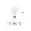 Картинка Лампа светодиодная LED-A60-VC 25Вт 230В Е27 3000К 2380Лм IN HOME