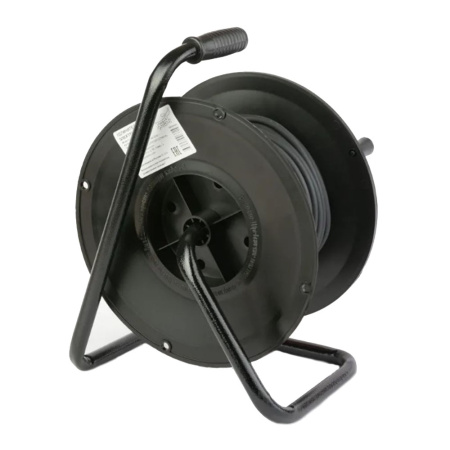 Картинка Удлинитель силовой на металлической катушке КГ-ХЛ 2х1,5 4 гнезда 20 м без з/к РЫЖАЯ ТАКСА