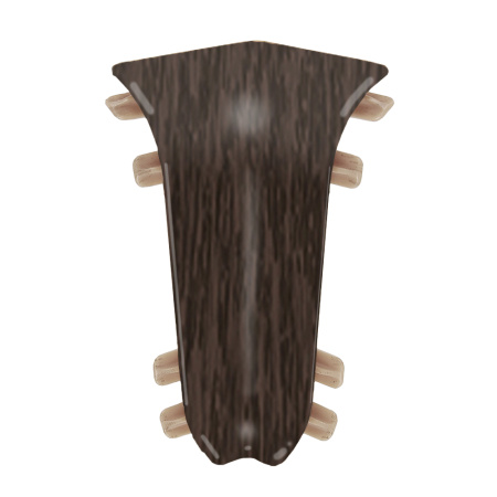 Внутренний угол для плинтуса К55 Комфорт Каштан