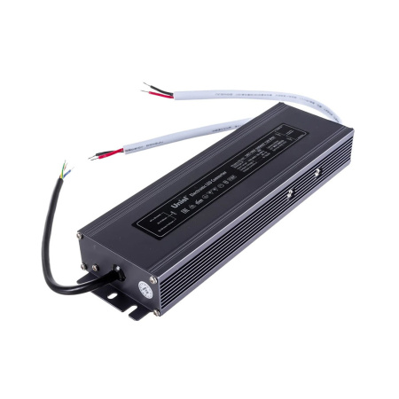 Картинка Блок питания ультратонкий 200Вт 12В IP67 металлический корпус Uniel UET-VAF-200A67