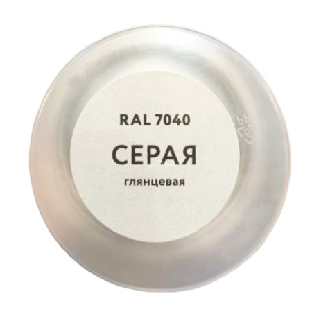 Картинка Аэрозоль Эмаль универсальная Серый Глянцевый 520 мл RAL 7040 Elcon