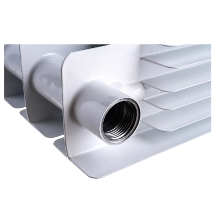 Картинка Радиатор биметаллический 500х100 4 секции боковое подключение 1RB50-4 Rifar BASE