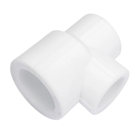 Картинка Тройник переходной 25х20х20 мм полипропиленовый PPR Белый Valfex