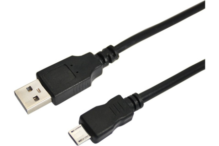 Кабель USB-A – micro USB 1 А 1,8 м Черный REXANT