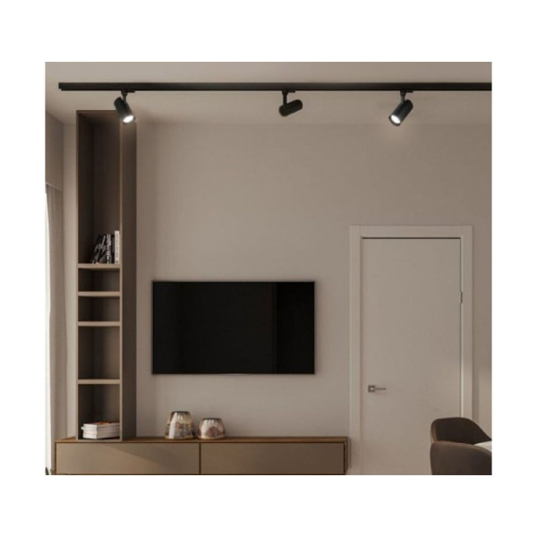 Картинка Светильник трековый светодиодный TR-08-TL 25Вт 4000К 2500Лм IP40 36° Черный TOP-LINE IN HOME