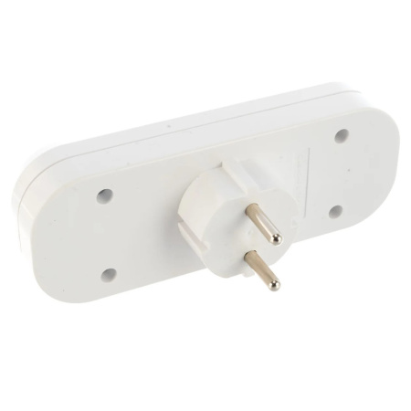 Картинка Тройник на 3 гнезда без заземления 10А А203 UNIVersal