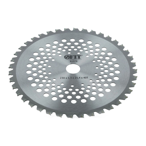 Картинка Диск для триммера карбидный 230х25,4х40Т FIT