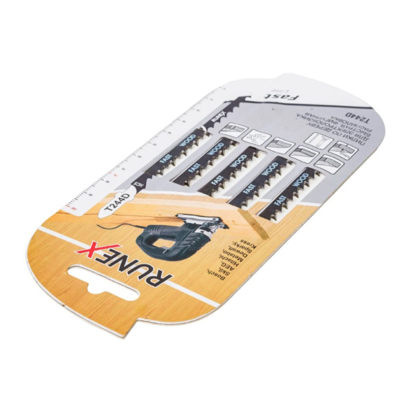 Картинка Пилки для электролобзика 5 шт Runex Т244D