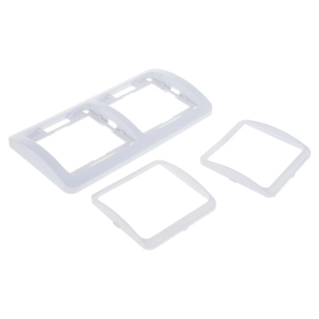 Картинка Universal Валери рамка горизонтальная 2 поста Белая