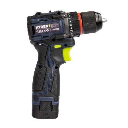 Картинка Аккумуляторная дрель-шуруповерт AP16BL2 AYGER