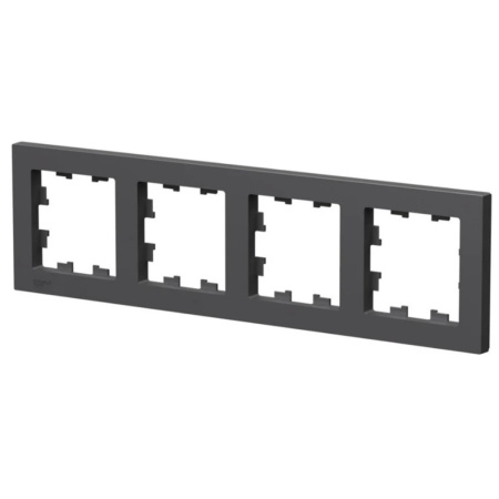 Картинка Рамка 4 поста Базальт Systeme Electric ATLASDESIGN