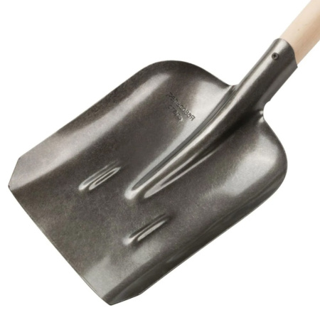 Картинка Лопата ФИТ совковая рельсовая сталь с деревянным черенком