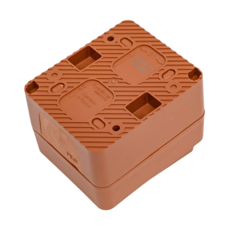 Картинка Выключатель кнопочный 1 клавиша IP54 10 АХ Терракотовый Systeme Electric ATLASDESIGN Profi54