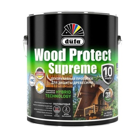 Декоративная пропитка для дерева Dufa Wood Protect Supreme Сосна 2,5 л
