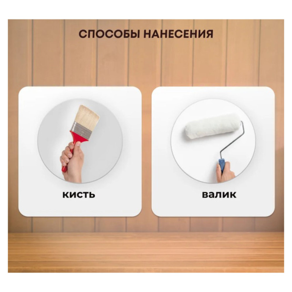Картинка Лак акриловый для Бань и Саун 2,5 л Veres