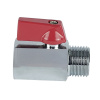 Картинка Кран шаровой MINI 1/2" В/Н латунь никелированная VALFEX