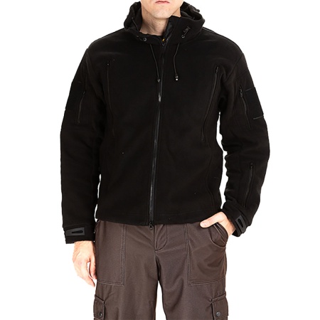 Huntsman Куртка демисезонная Камелот цвет Черный ткань Polarfleece размер 52-54/182