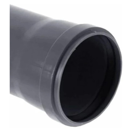 Картинка Труба ПП для внутренней канализации Ø 75х1.9х750 мм Серая Политэк