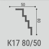 Картинка Карниз Bello Deco К17 80х50х2000 мм