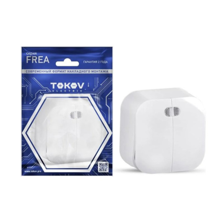 Изображение Выключатель 2 клавиши ОП Frea 10А IP20 250В с индикацией АБС-пластик Белый TOKOV ELECTRIC Картинка Выключатель 2 клавиши ОП Frea 10А IP20 250В с индикацией АБС-пластик Белый TOKOV ELECTRIC
