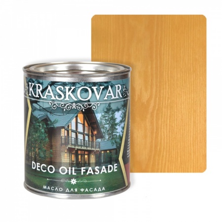 Масло для фасада Kraskovar Deco Oil Fasade 0,75 л Ваниль