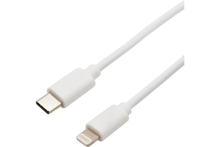 Кабель Type-C – Lightning для Apple 2,1 A 1 м Белый REXANT