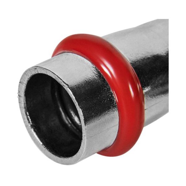 Картинка Угольник ВВ Ø 15 мм 90° Нержавеющая сталь пресс ROMMER