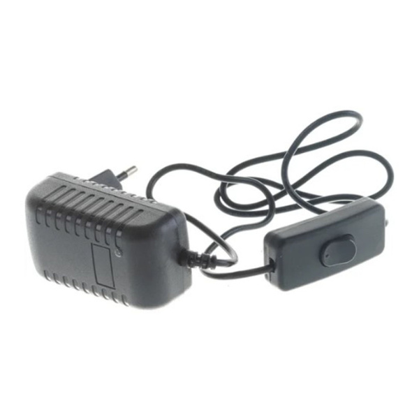 Картинка Блок питания 12Вт 12В IP20 для светодиодов с вилкой Uniel UET-VPA-012A20