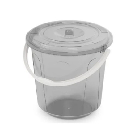 Картинка Ведро пластиковое 5 л ХОЗЯЮШКА с крышкой М1178