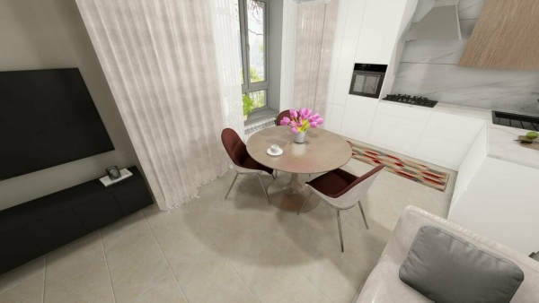 Картинка Керамогранит Unitile Damask 400х400х8 мм Бежевый