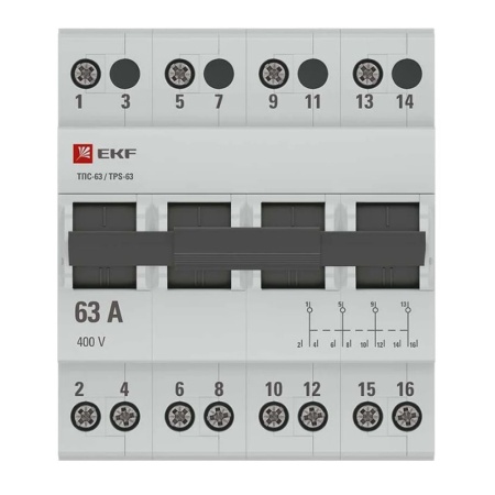 Трехпозиционный переключатель ТПС-63 4P 63А PROxima EKF