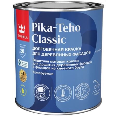 Краска для деревянных фасадов 0,9 л База А Tikkurila Pika-Teho