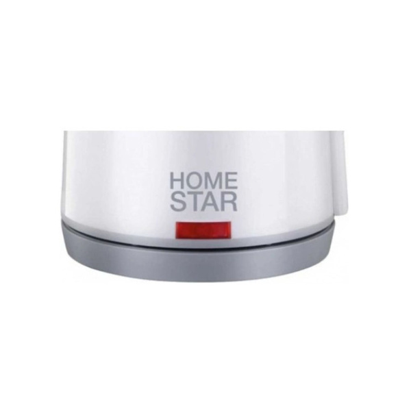 Картинка Чайник HS-1036 на 1.8 л двойной корпус Белый HomeStar
