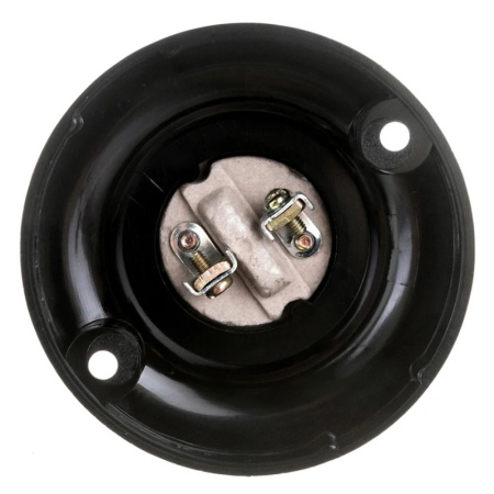 Картинка Патрон E27 карболитовый потолочный 16А 250В Ф П-01 IN HOME