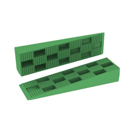 Картинка Клин монтажный оконный 115х30х19 мм Зеленый Bauset