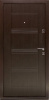 Картинка Дверь комфорт К В 860х2050 мм левая венге с цилиндрическим замком и дверной ручкой