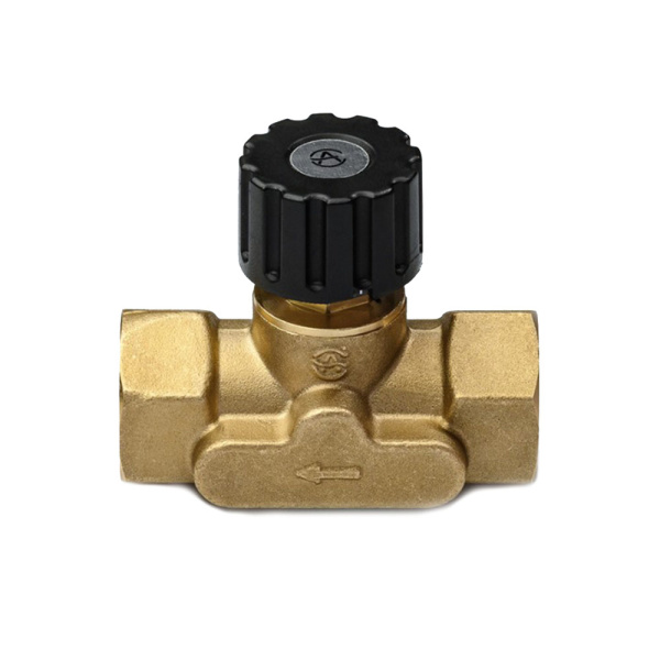 Картинка Клапан балансировочный ручной латунь 2014 Ду25 G 1" Ру16 EURO Aquasfera