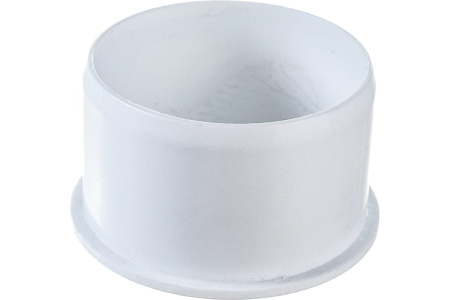 Картинка Заглушка бесшумная Белая Политэк d 50