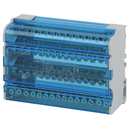 Шина на DIN-рейку NO-224-17 в корпусе Кросс-модуль ШНК 4х15 3L+PEN ERA