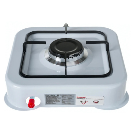 Изображение Плита газовая одноконфорочная настольная Белая Energy EN-209А Картинка Плита газовая одноконфорочная настольная Белая Energy EN-209А