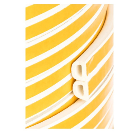 Картинка Уплотнитель 9х8 мм Белый 100 м TECH-TOP D