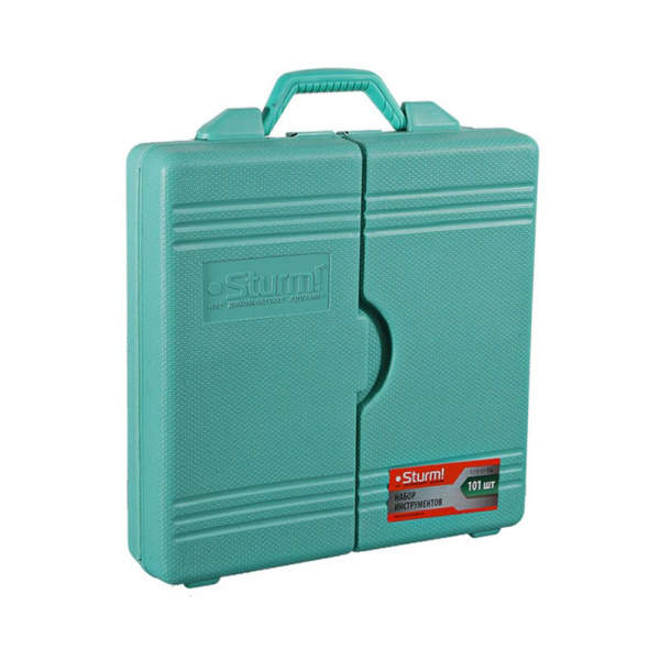 Картинка Набор инструментов электрика 101 предмет кейс Sturm